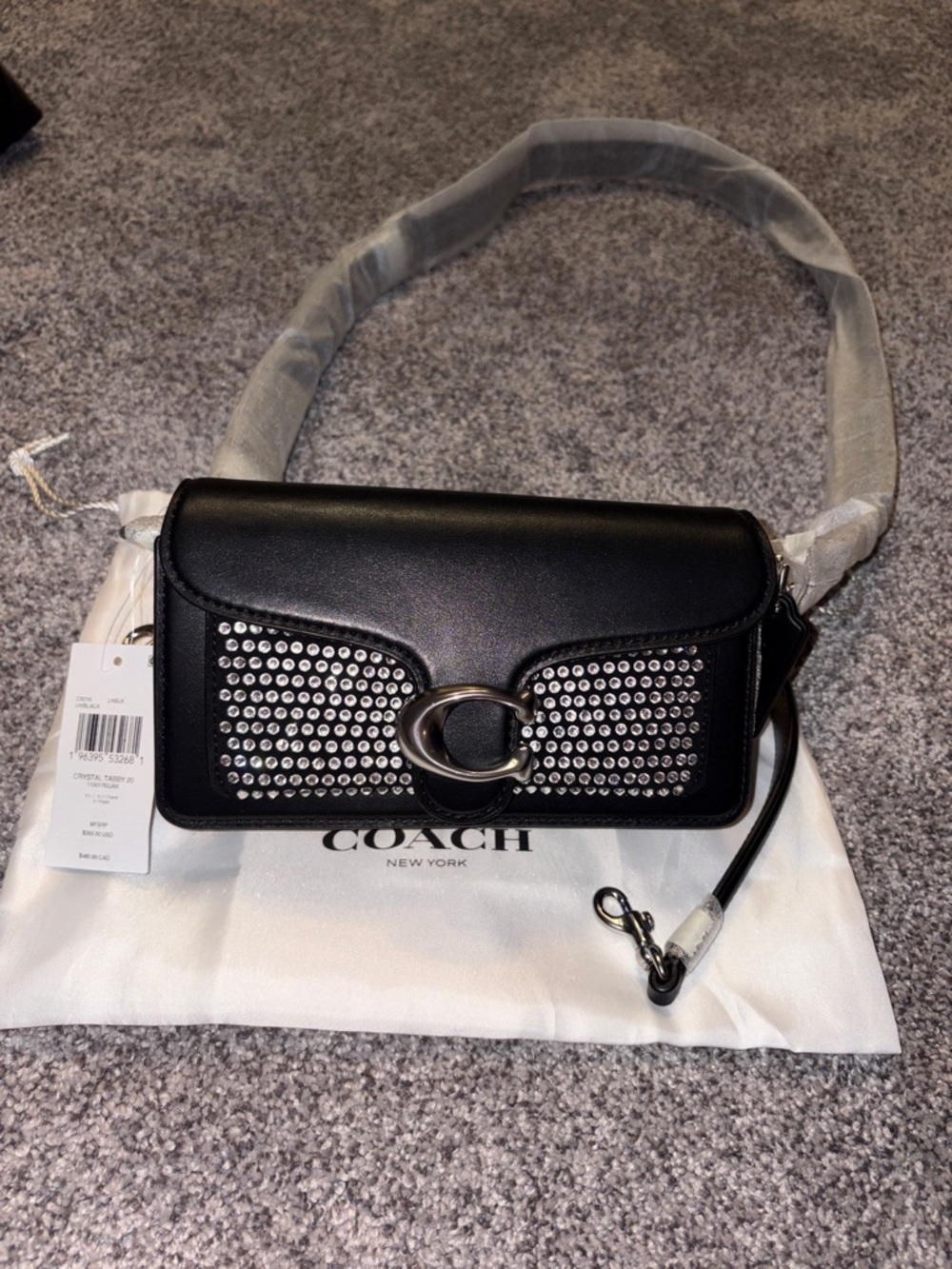 COACH Crystal Tabby 20 Small Shoulder Bag